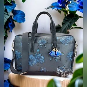 COACH HAMILTON HAWAIIAN LILY BRIEFCASE